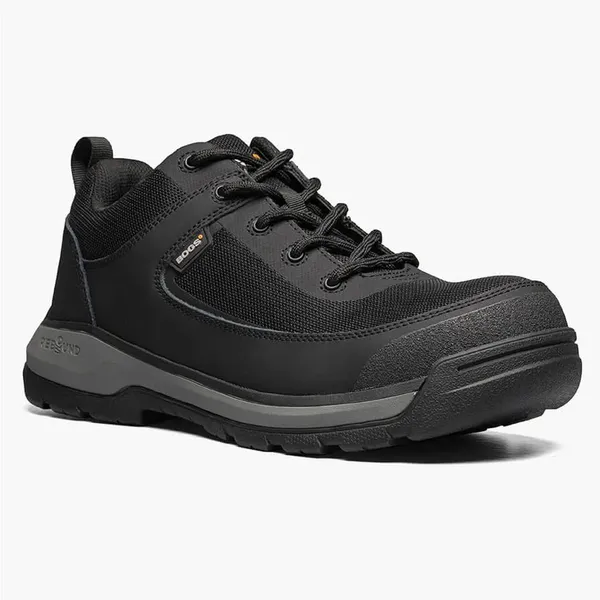 Bogs Men's Shale Low Comp Toe Black