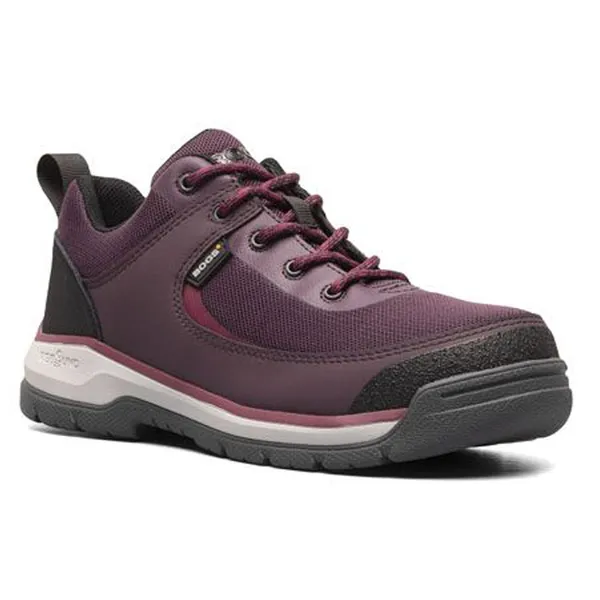 Bogs Women's Shale Low Composite Toe ESD Plum Multi