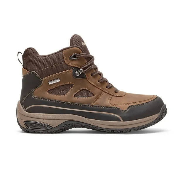 Dunham Men's Cloud Plus Mid II Brown Leather