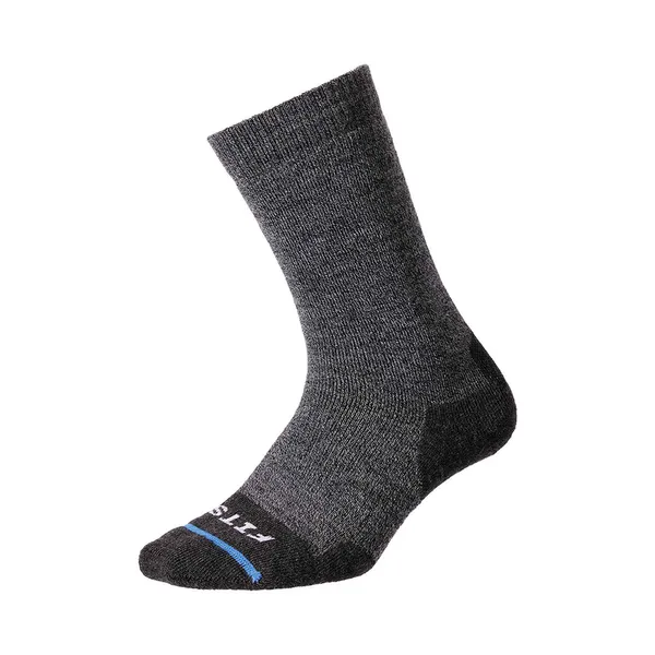 Fits Men's Medium Crew Hiker Charcoal