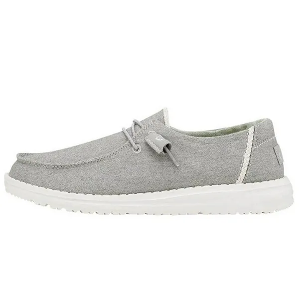 Hey Dude Youth Wendy Chambray Braided Grey