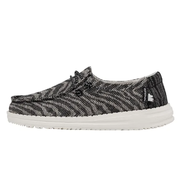 Hey Dude Youth Wendy Zebra Black