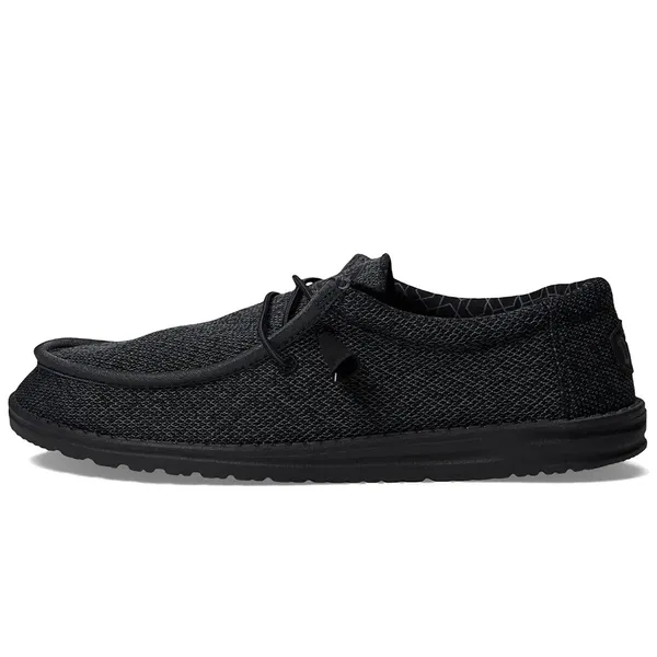 Hey Dude Men's Wally Sox Total Black (Medium Width)