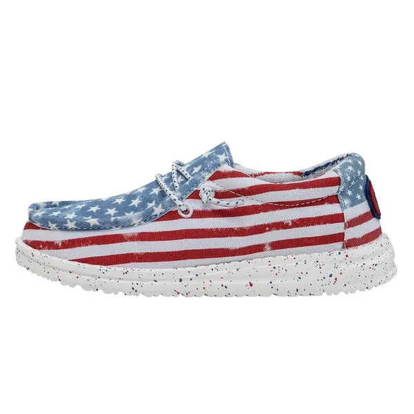 Hey Dude Youth Wally Stars and Stripes