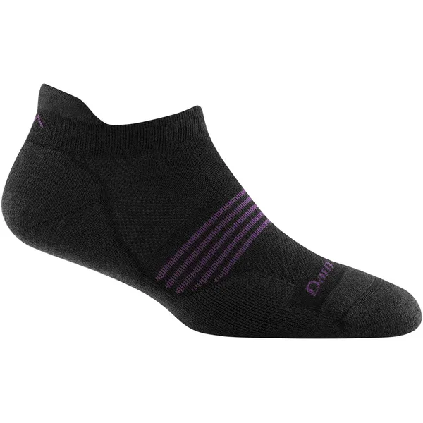 Darn Tough Women's Element No Show Tab Lightweight Running Sock Black