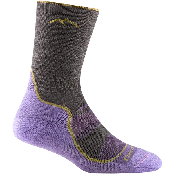 Darn Tough Women's Light Hiker Micro Crew Lightweight Hiking Sock Taupe