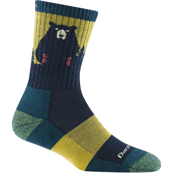 Darn Tough Women's Bear Town Micro Crew Lightweight Hiking Sock Dark Teal