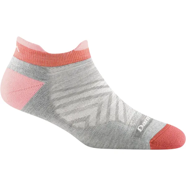 Darn Tough Women's Run No Show Tab Ultra-Lightweight Running Sock Ash