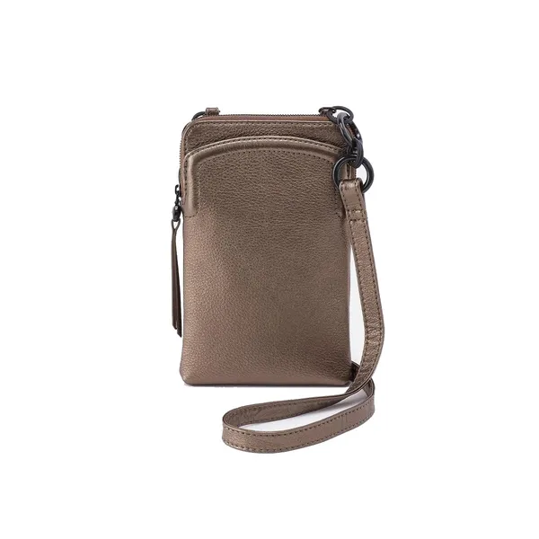 Hobo Bags Nila Phone Crossbody PEWTER