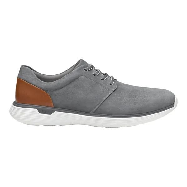 Johnston & Murphy Men's XC4 Prentiss 2 Plain Toe Gray Tumbled Nubuck