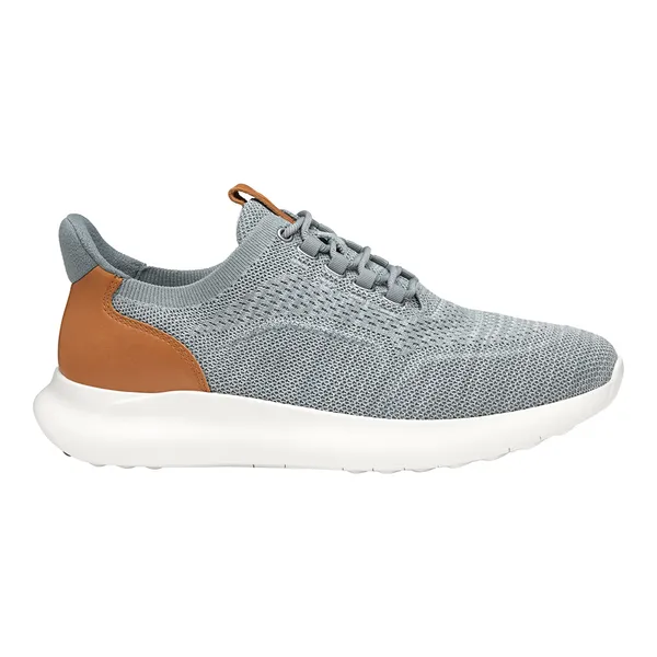 Johnston & Murphy Men's Amherst 2.0 Knit Plain Toe Gray Heathered Knit