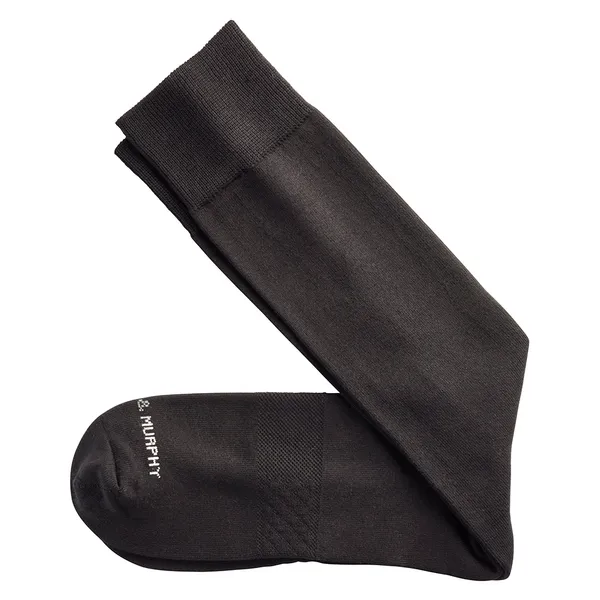Johnston & Murphy Solid Dress Socks Black