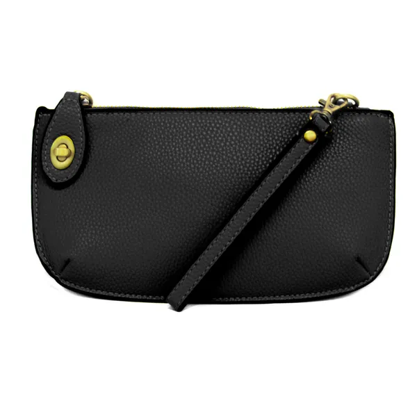 Joy Susan Mini Crossbody Wristlet Clutch Black