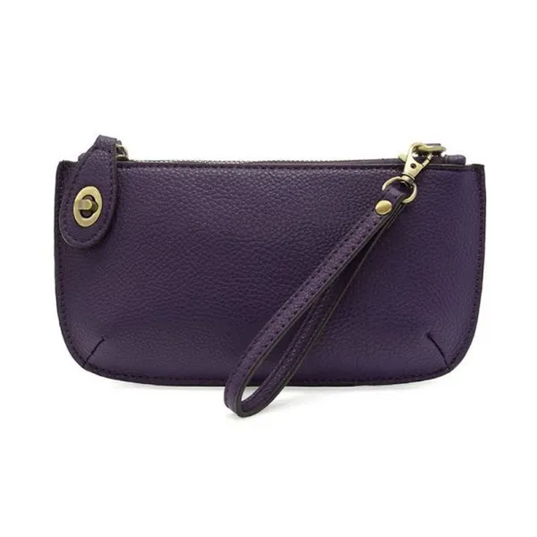 Joy Susan Mini Crossbody Wristlet Clutch Midnight Purple