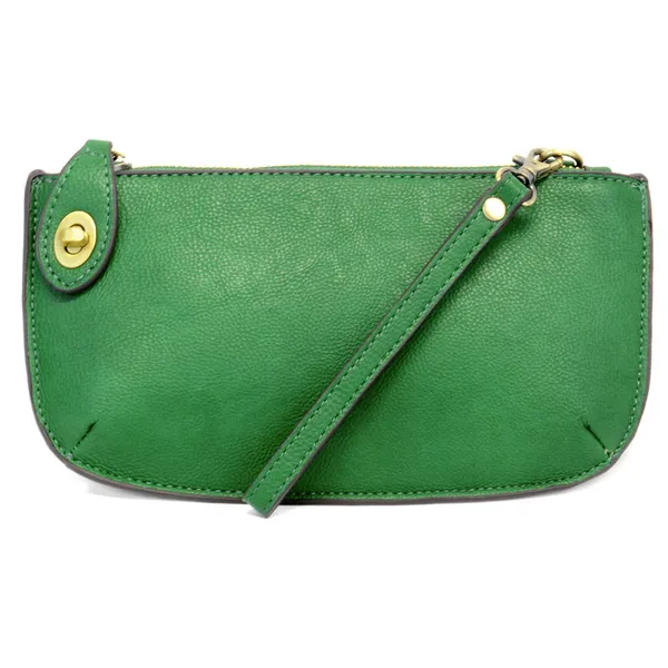 Joy Susan Mini Crossbody Wristlet Clutch Green
