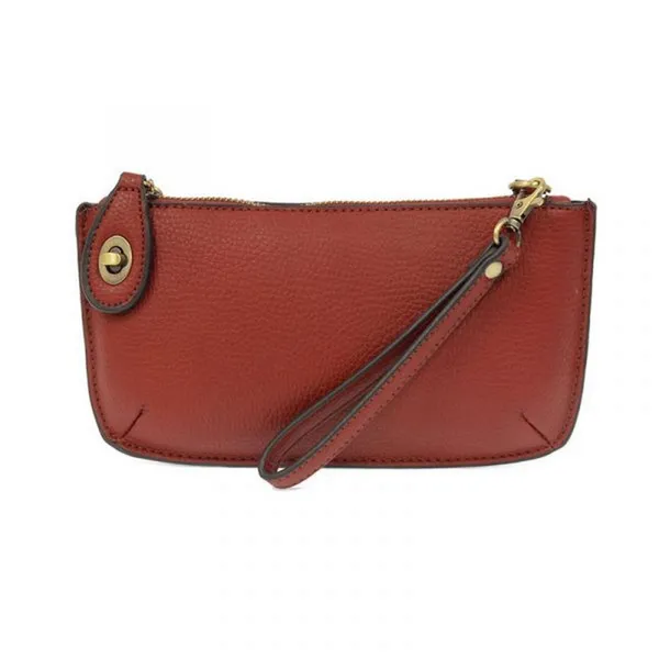 Joy Susan Mini Crossbody Wristlet Clutch New Garnet