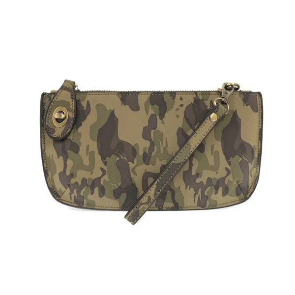Joy Susan Mini Crossbody Wristlet Clutch Dark Camo