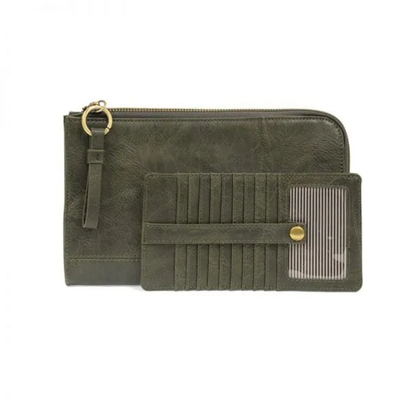 Joy Susan Karina Convertible Wristlet & Wallet Juniper