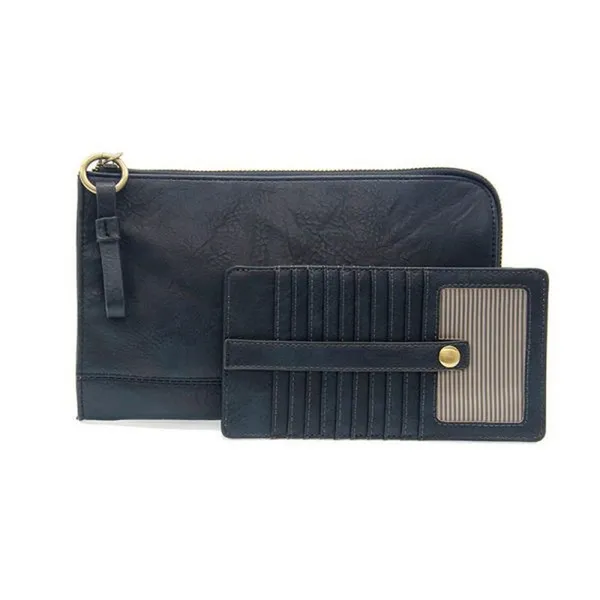 Joy Susan Karina Convertible Wristlet & Wallet Vivid Navy
