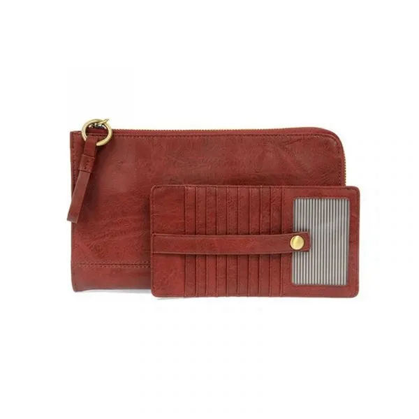 Joy Susan Karina Convertible Wristlet & Wallet CURRANT