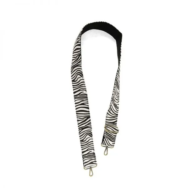 Joy Susan Guitar Strap Zebra Faux Fur