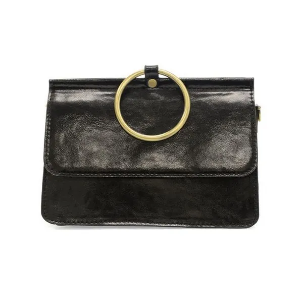 Joy Susan Aria Ring Bag Black