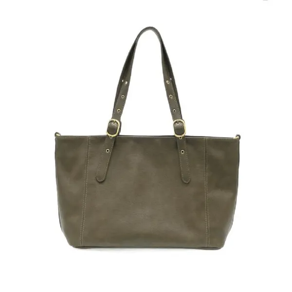Joy Susan Shelby Studded Tote Bag Dark Moss
