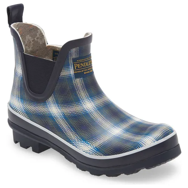 Pendleton Women's Chelsea Window Ombre Rain Boots Blue