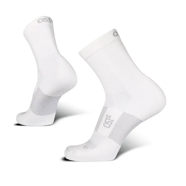 OS1st Thin Air Performance Socks | 3/4 Crew White