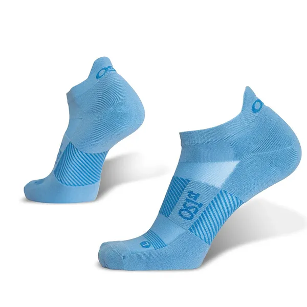 OS1st Thin Air Performance Socks | No Show Steel Blue