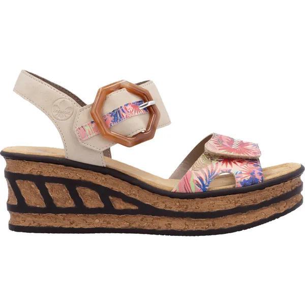 Rieker Women's 68176 Rose Rosa-Jungle / Ginger