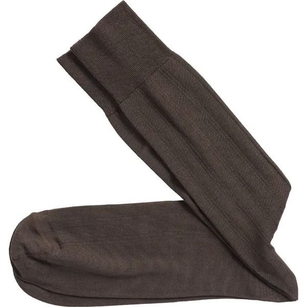 Johnston & Murphy Pima Cotton Ribbed Brown
