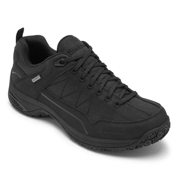 Dunham Men's Cloud Plus Waterproof Lace-Up Trekker Black