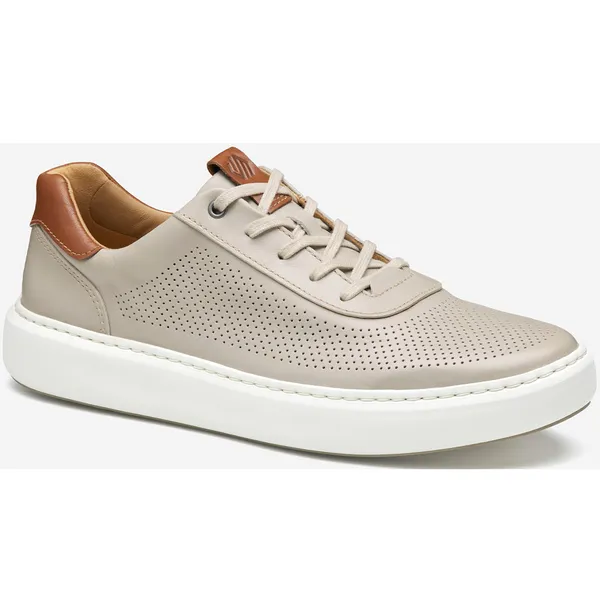 Johnston & Murphy Men's Anders Perfed U-Throat Beige