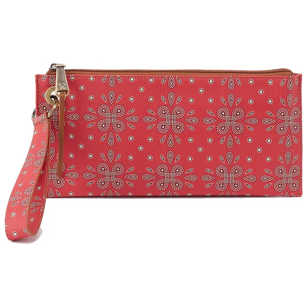 Hobo Bags Vida Wristlet Red Journey Bandana