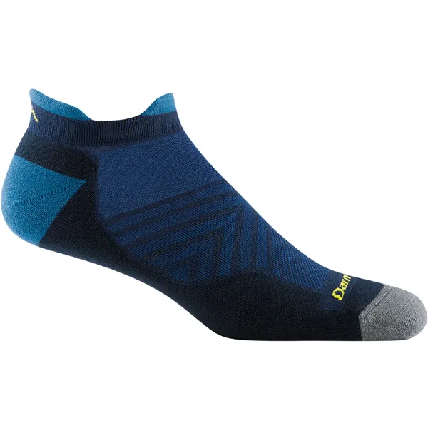 Darn Tough Men's Run No Show Tab Ultra-Lightweight Running Sock Eclipse