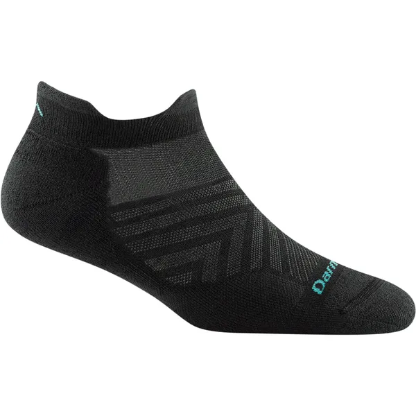 Darn Tough Women's Run No Show Tab Ultra-Lightweight Running Sock Black