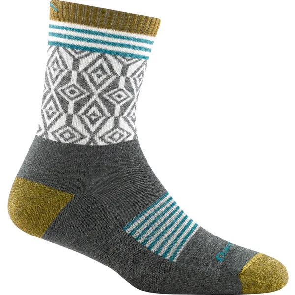 Darn Tough Women's Sobo Micro Crew Lightweight Hiking Sock Gray