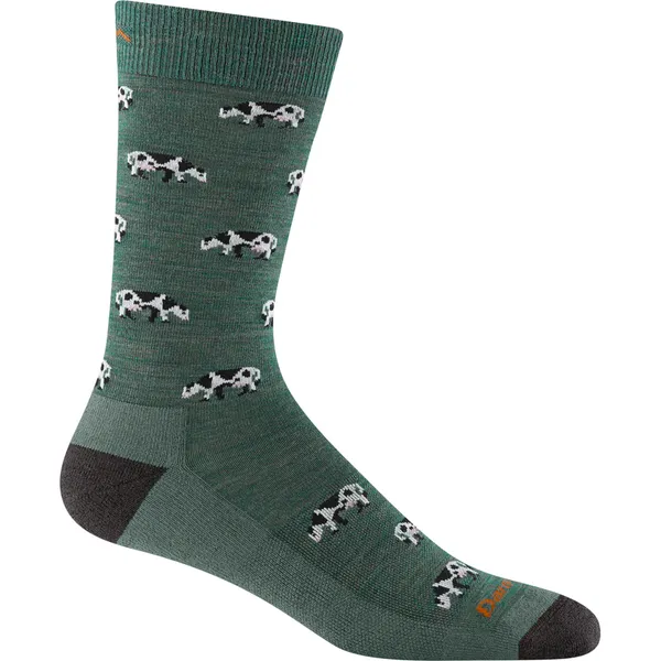 Darn Tough Men's Dairy Air Crew Lightweight Lifestyle Sock Pasture