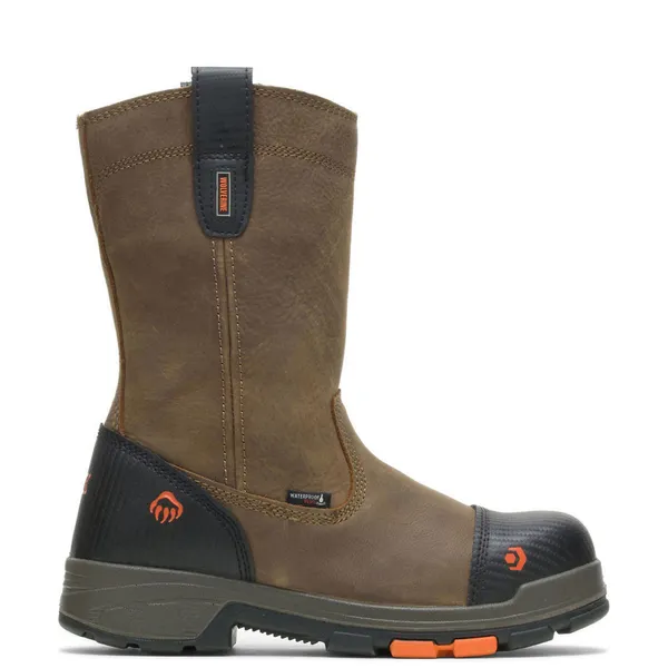 Stride Rite Men's Blade LX Waterproof CarbonMAX 10" Wellington Brown