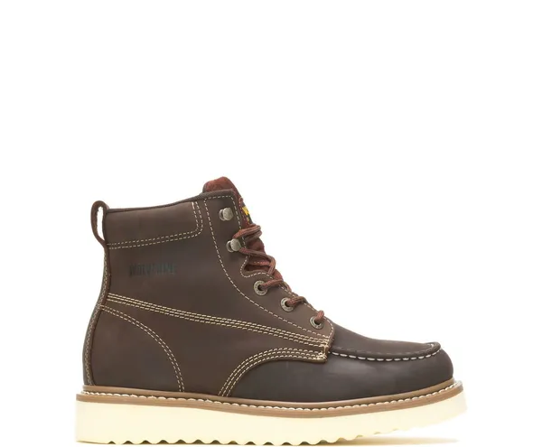 Stride Rite Men's Loader 6" Soft Toe Wedge Boot Brown