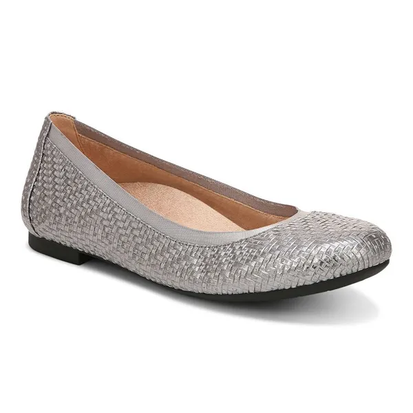 Vionic Women's Anita Flat Silver