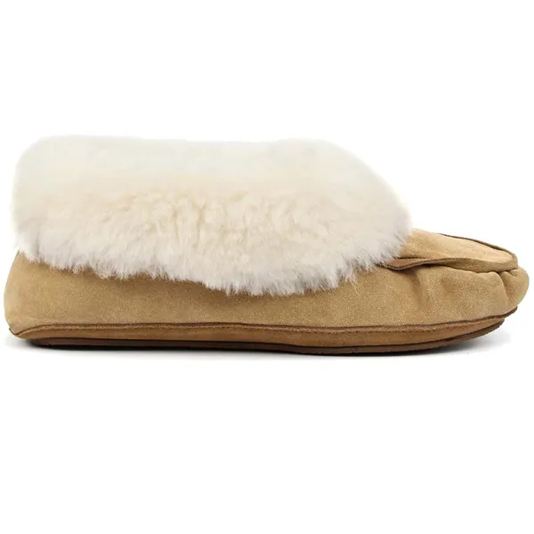 Superlamb Women's Navajo Moccasin TAN