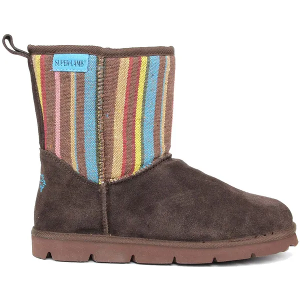 Superlamb Women's Argali 7.5 Chocolate Multi