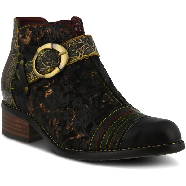 Spring Step L'Artiste Women's Georgiana Bootie Black Multi
