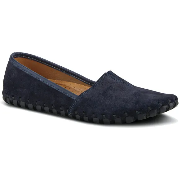 Spring Step Women's Kathaleta Navy Suede