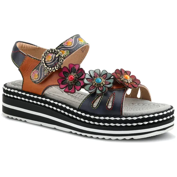 Spring Step L'Artiste Women's Laga Navy Multi
