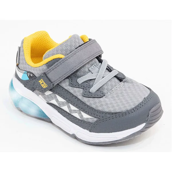 Stride Rite Big Kid's Made2Play Light-Up Reptile Grey