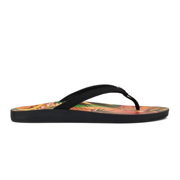 Olukai Women’s Puawe Black / Pineapple