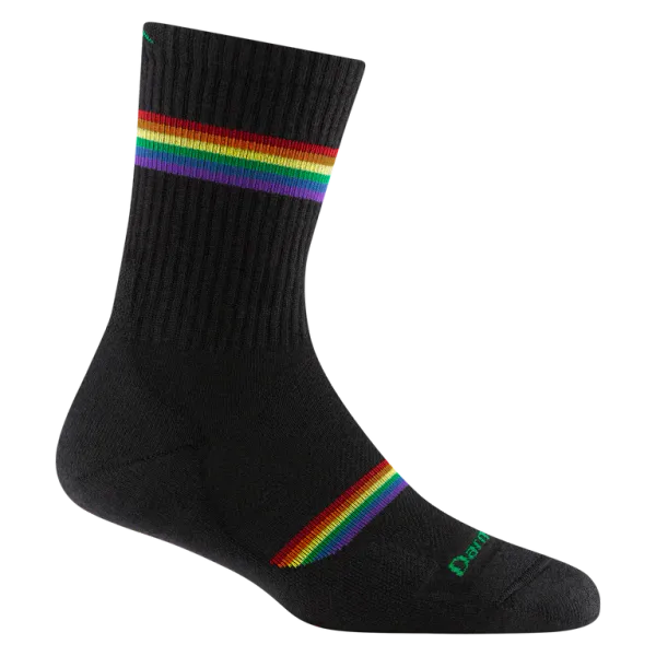 Darn Tough Women's Prism Micro Crew Lightweight Running Socks Black